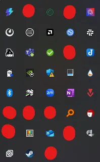 パンパンタスクトレイ