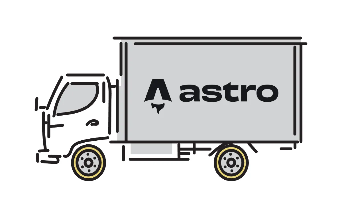 Astro logo truck